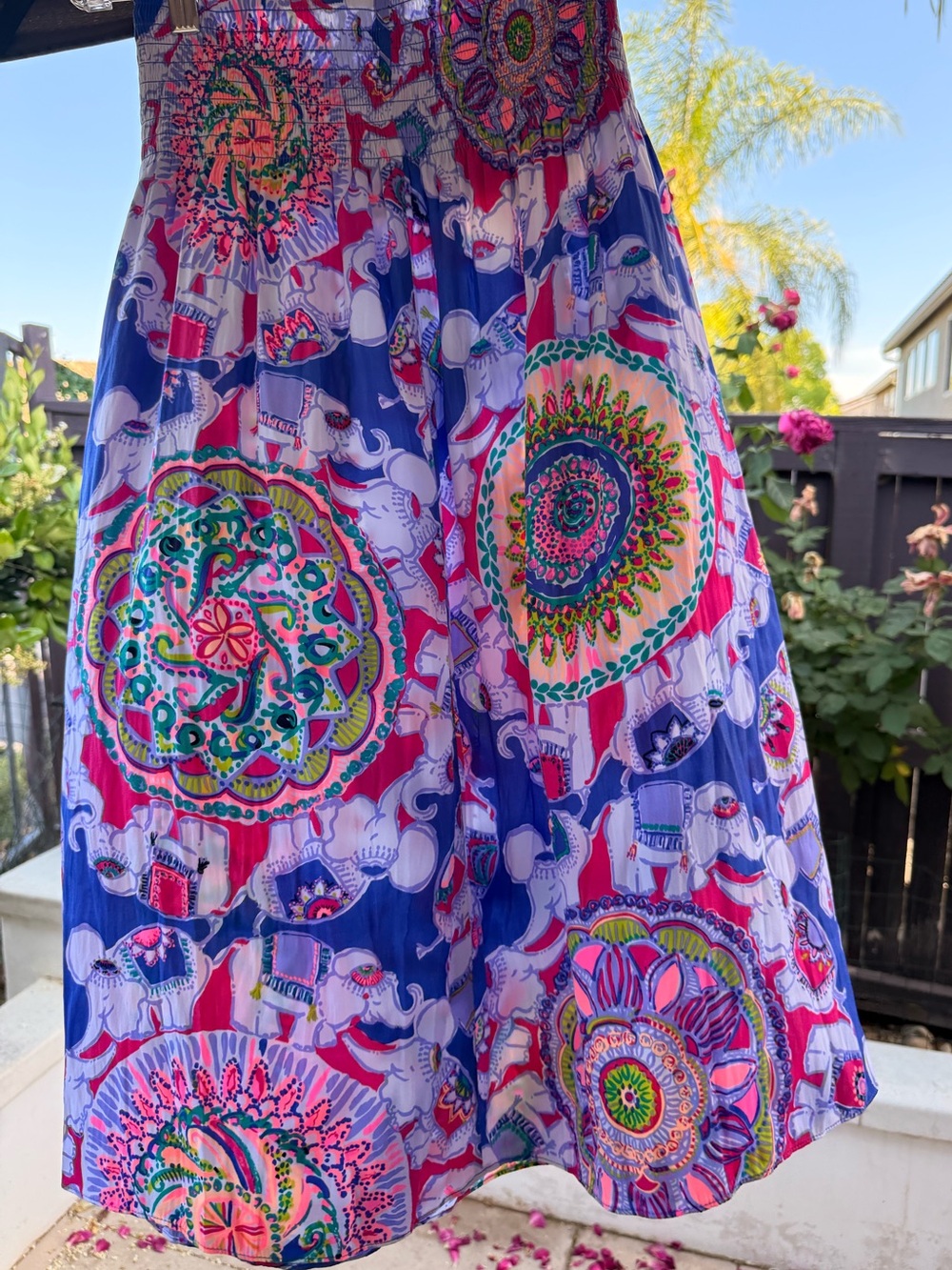 Lilly Pulitzer Adeline Skirt NWT Size Large – Play That Trunky Music Print - Picture 3 of 4